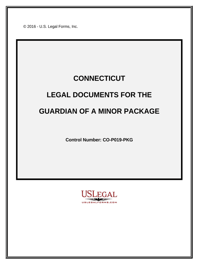 Legal Documents for the Guardian of a Minor Package Connecticut  Form