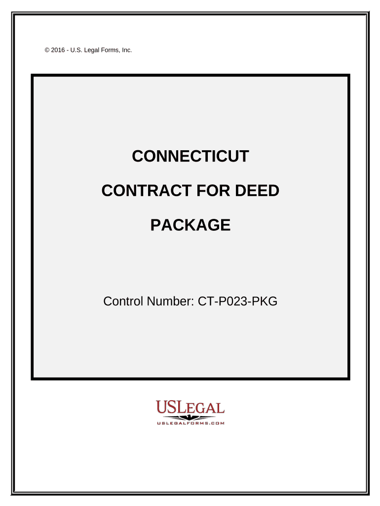 Ct Contract Deed  Form