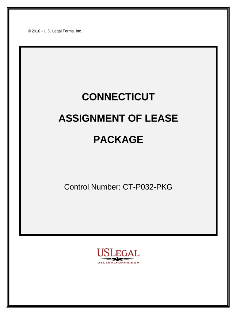 Assignment of Lease Package Connecticut  Form