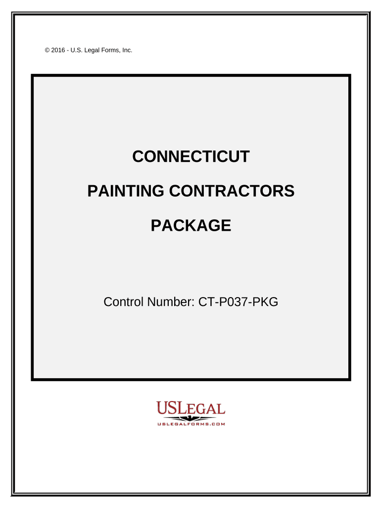 Painting Contractor Package Connecticut  Form