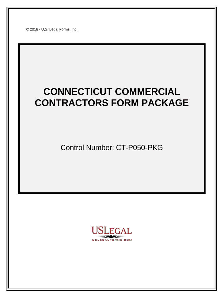Commercial Contractor Package Connecticut  Form