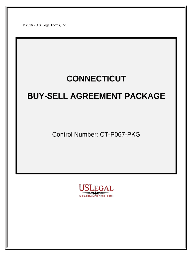 Buy Sell Agreement Package Connecticut  Form