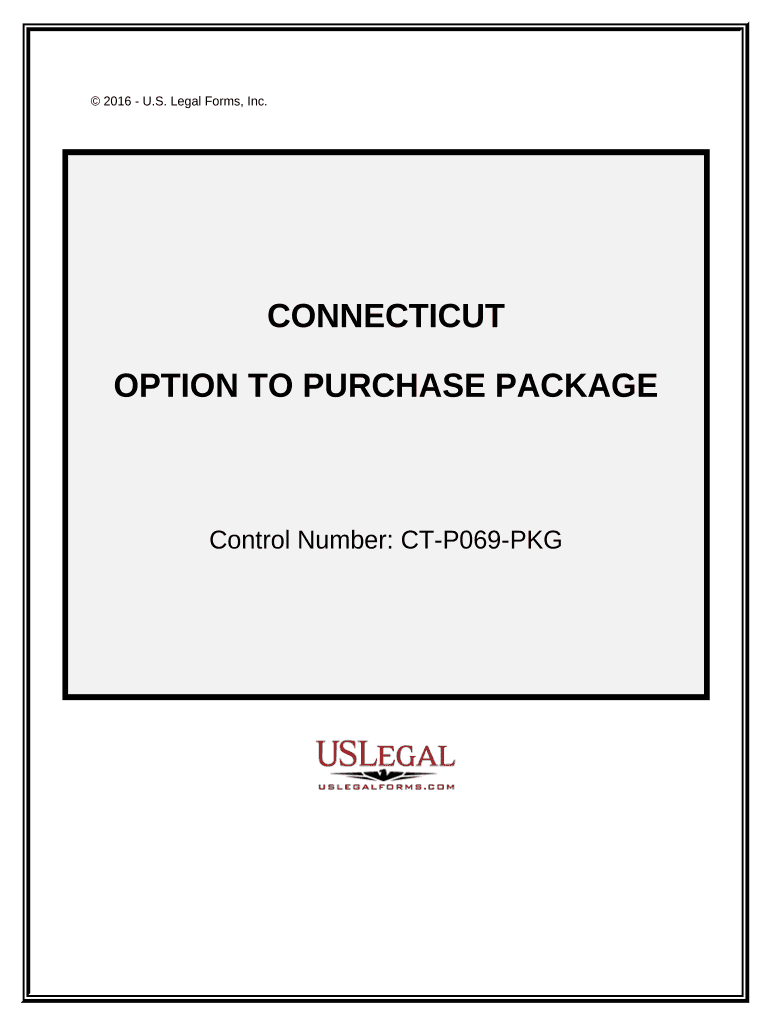 Option to Purchase Package Connecticut  Form