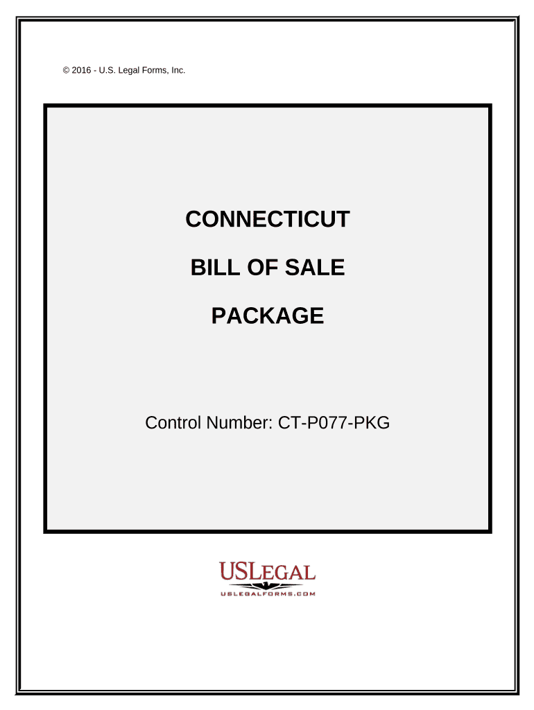 Connecticut Bill Sale Form