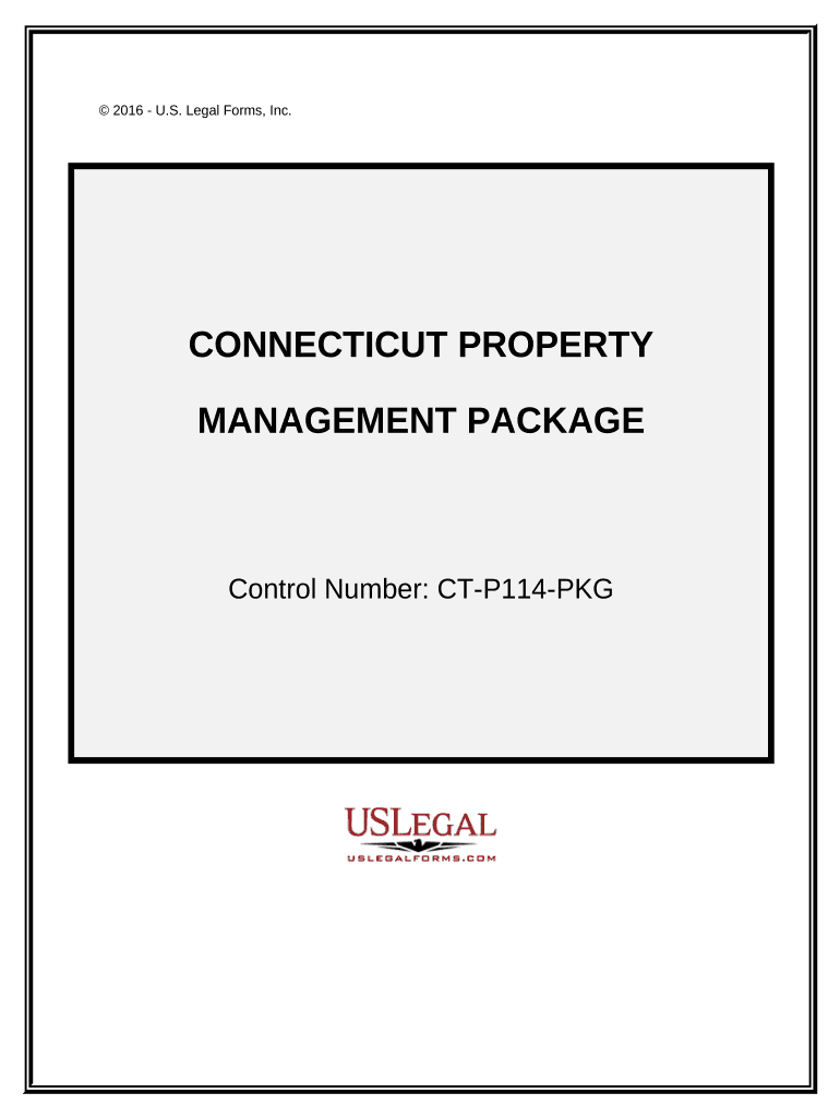Connecticut Property Management Package Connecticut  Form