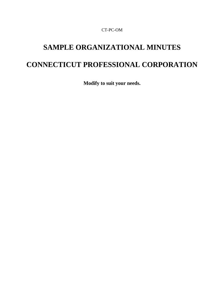 Connecticut a Corporation  Form