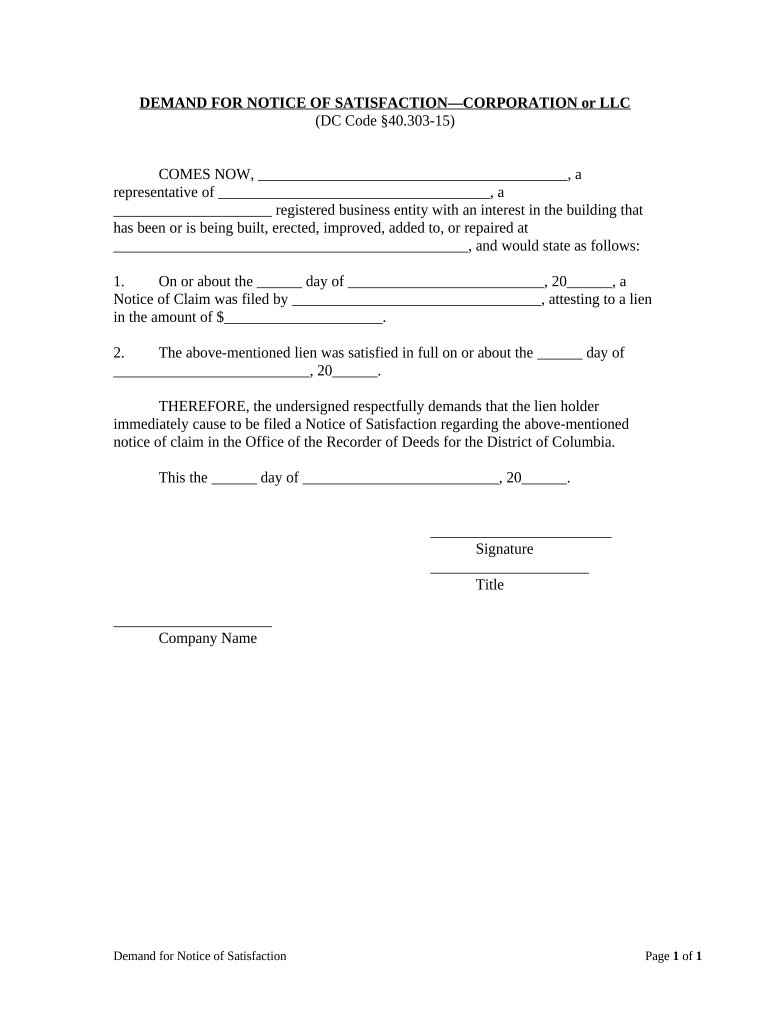 Dc Corporation Search  Form