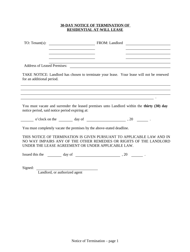 Dc Notice  Form