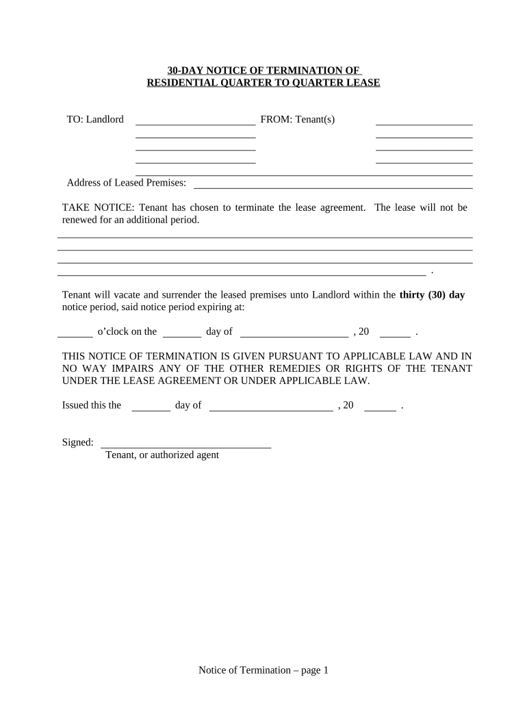Dc 30 Day  Form