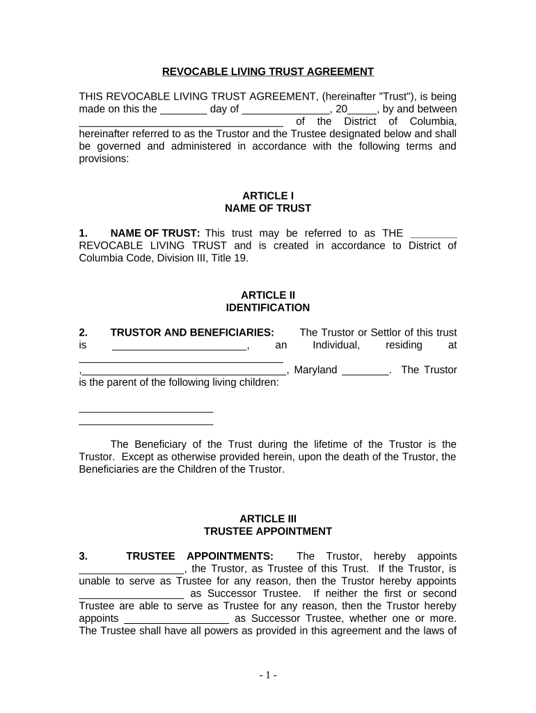 Dc Divorced  Form