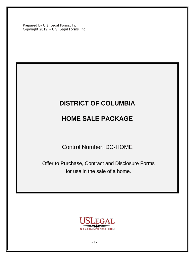 Real Estate Home Sales Package with Offer to Purchase, Contract of Sale, Disclosure Statements and More for Residential House Di  Form
