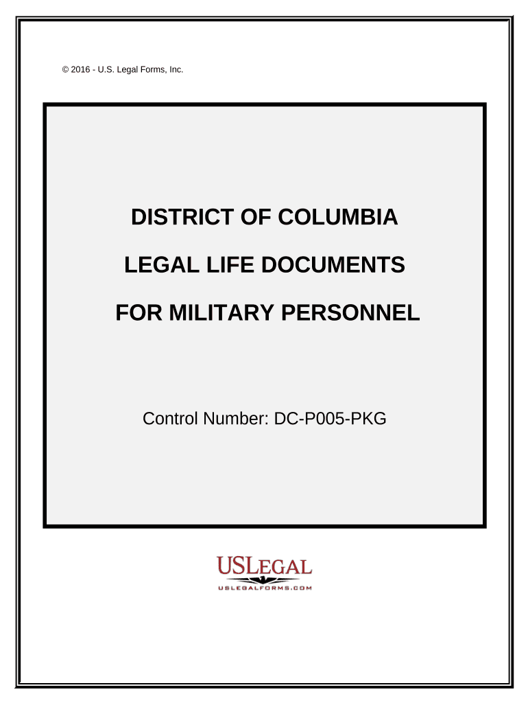 District of Columbia Legal  Form