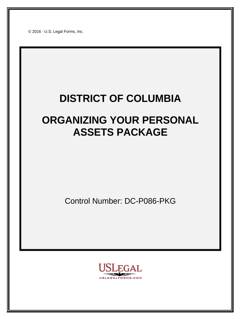 District of Columbia Assets  Form