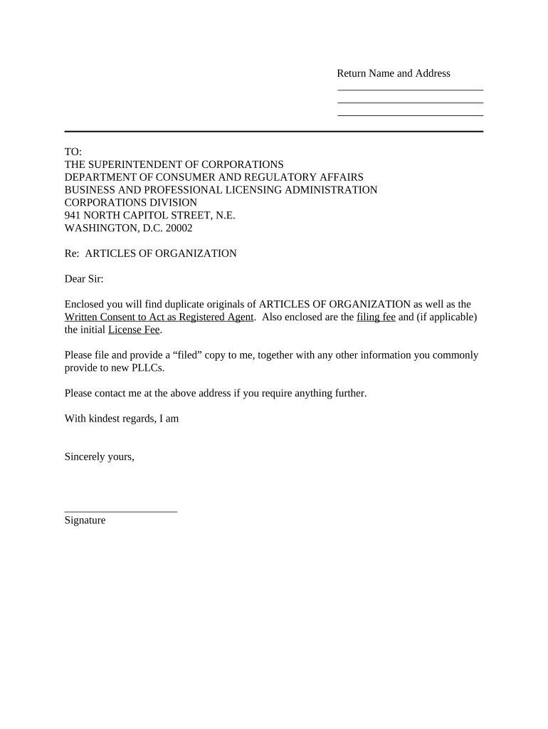 Sample Transmittal Letter Document  Form