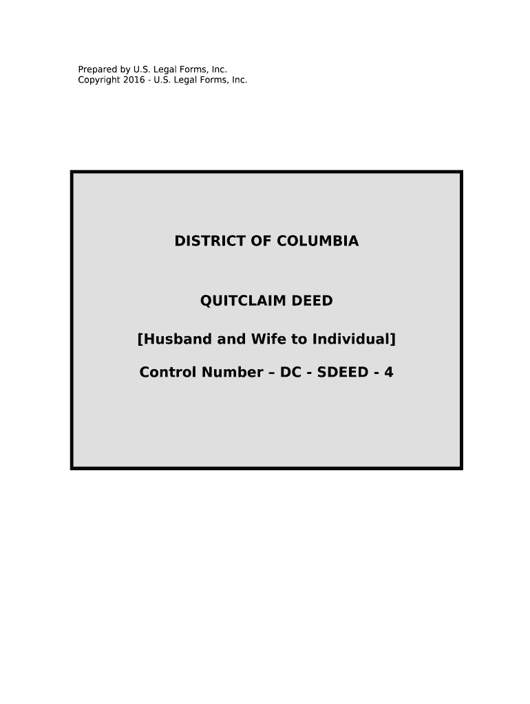 Dc Deed  Form