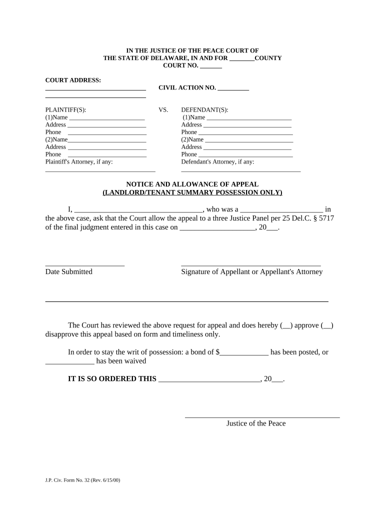 Allowance Appeal  Form