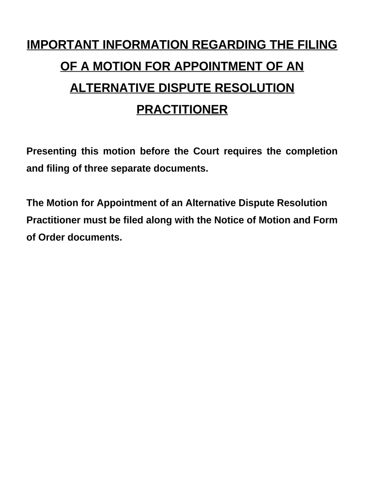 Appointment of Resolution Form