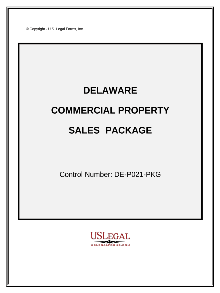 Commercial Property Sales Package Delaware  Form