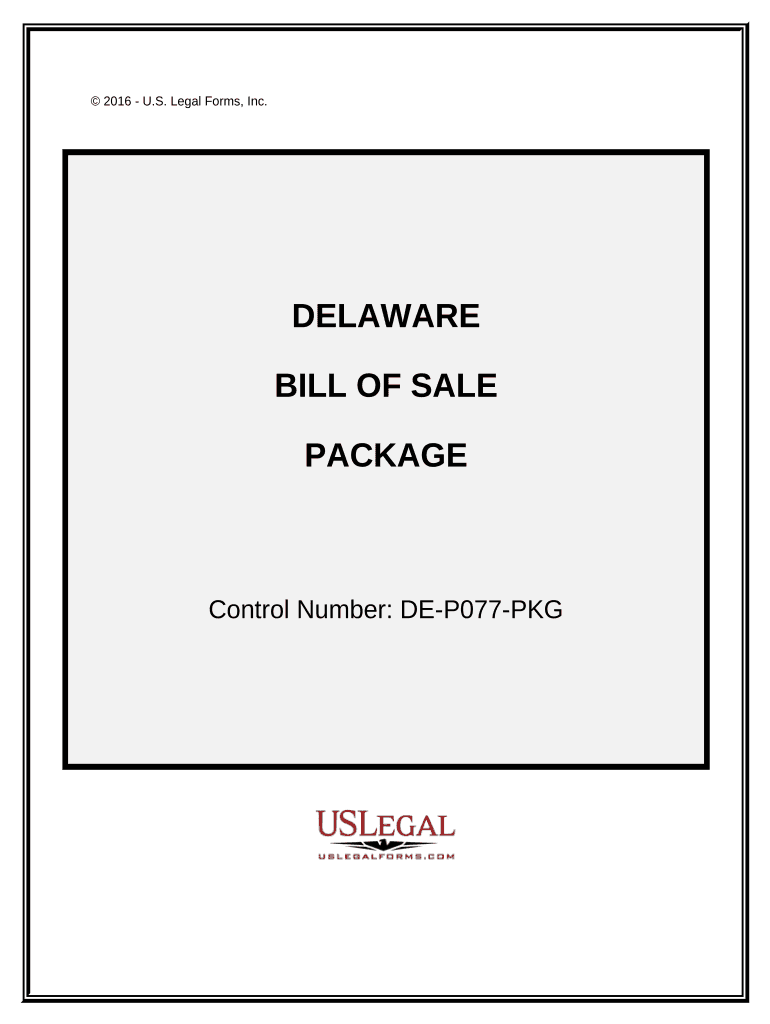 De Bill Sale  Form