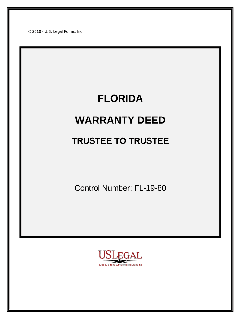Warranty Deed to Florida  Form