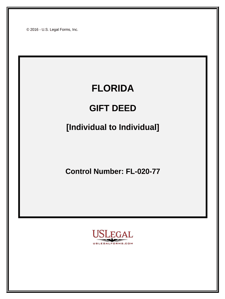 Florida Gift Deed  Form