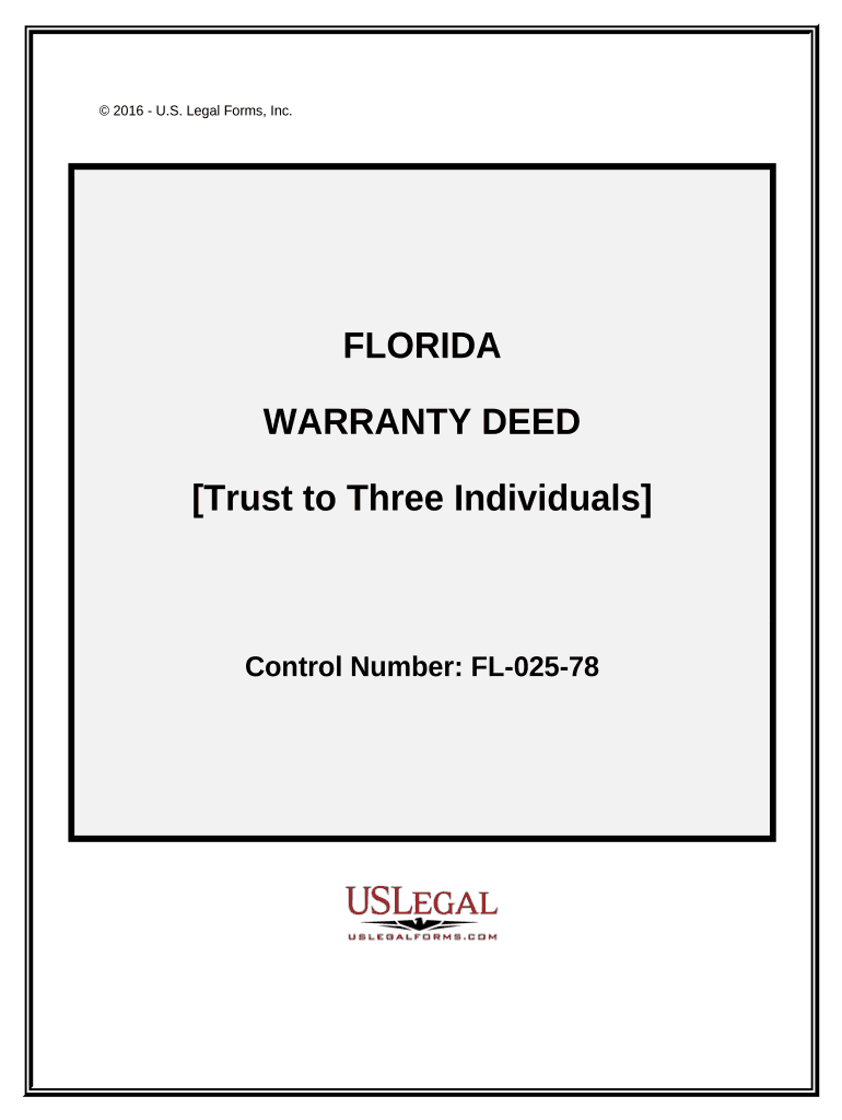 Florida Deed Trust  Form