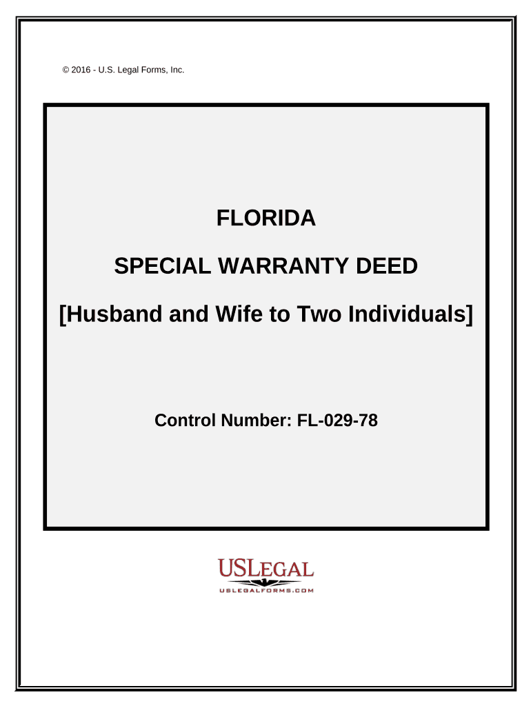 Special Warranty Deed Florida  Form