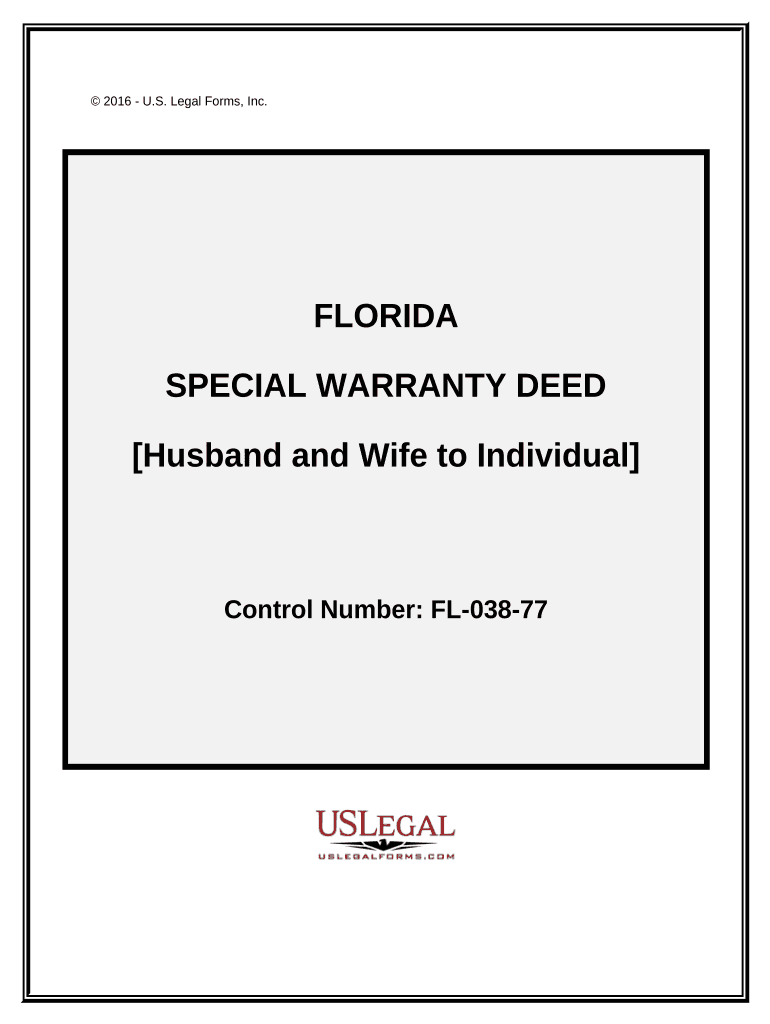 Special Warranty Deed Florida  Form