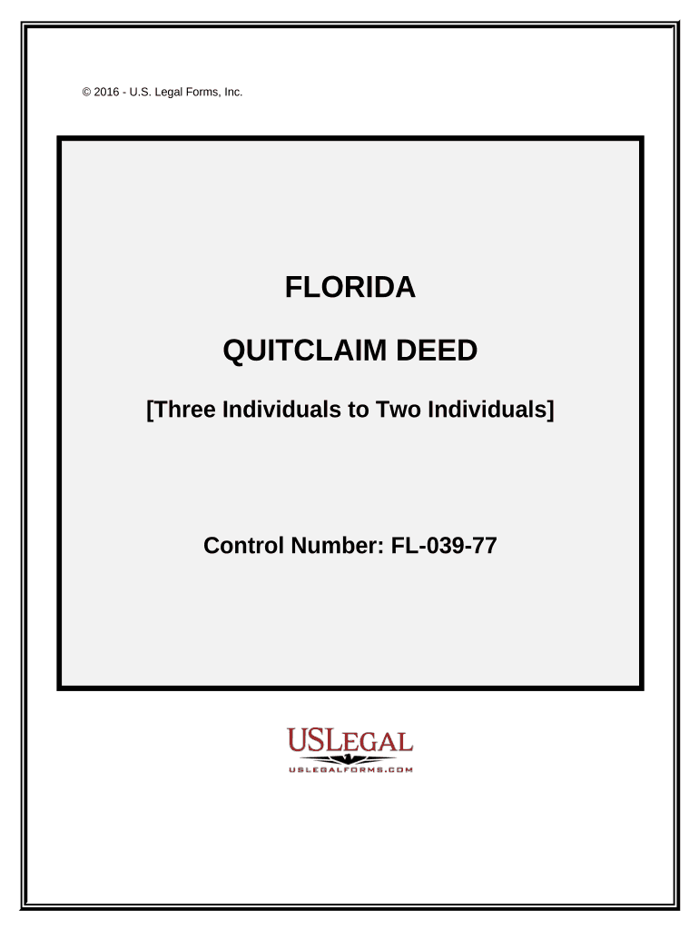 Quitclaim Deed Two  Form