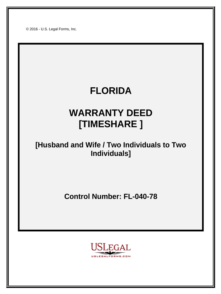Warranty Deed for  Form