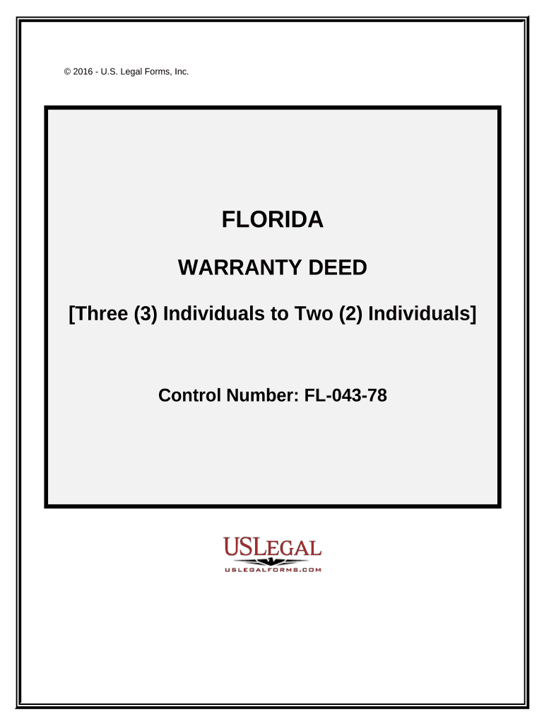 Warranty Deed Form Florida