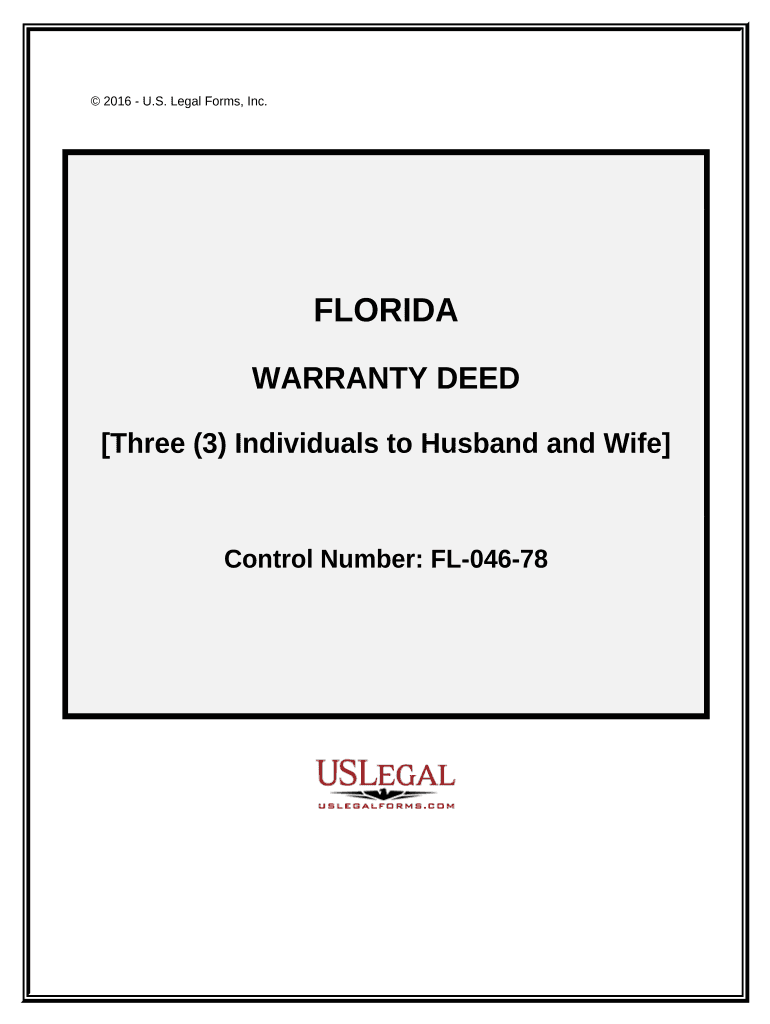 Warranty Deed Husband  Form