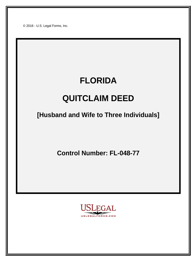 Florida Quitclaim Deed  Form