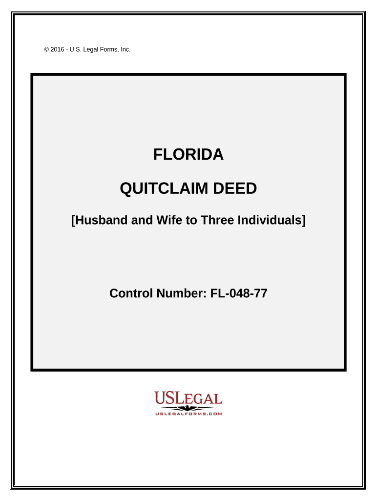 Florida Quitclaim Deed Form