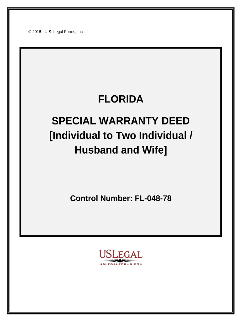 Florida Special Warranty  Form