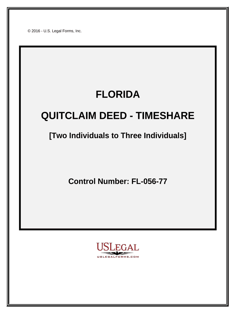 Deed Timeshare  Form