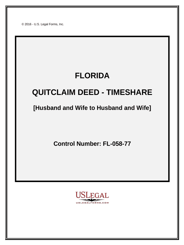 Florida Timeshare Deed  Form