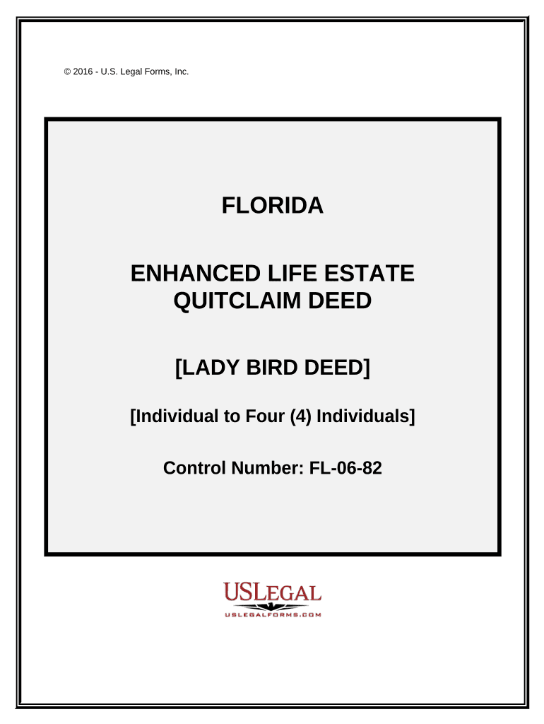 Florida Enhanced Life Estate Deed Form
