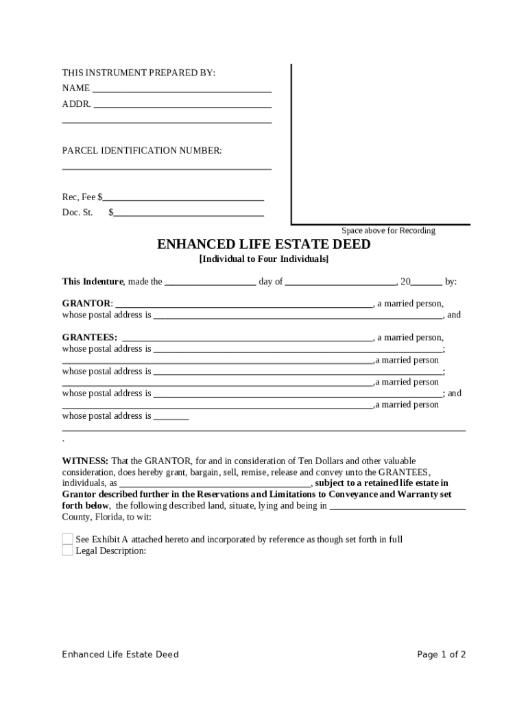 Lady Bird Deed  Form