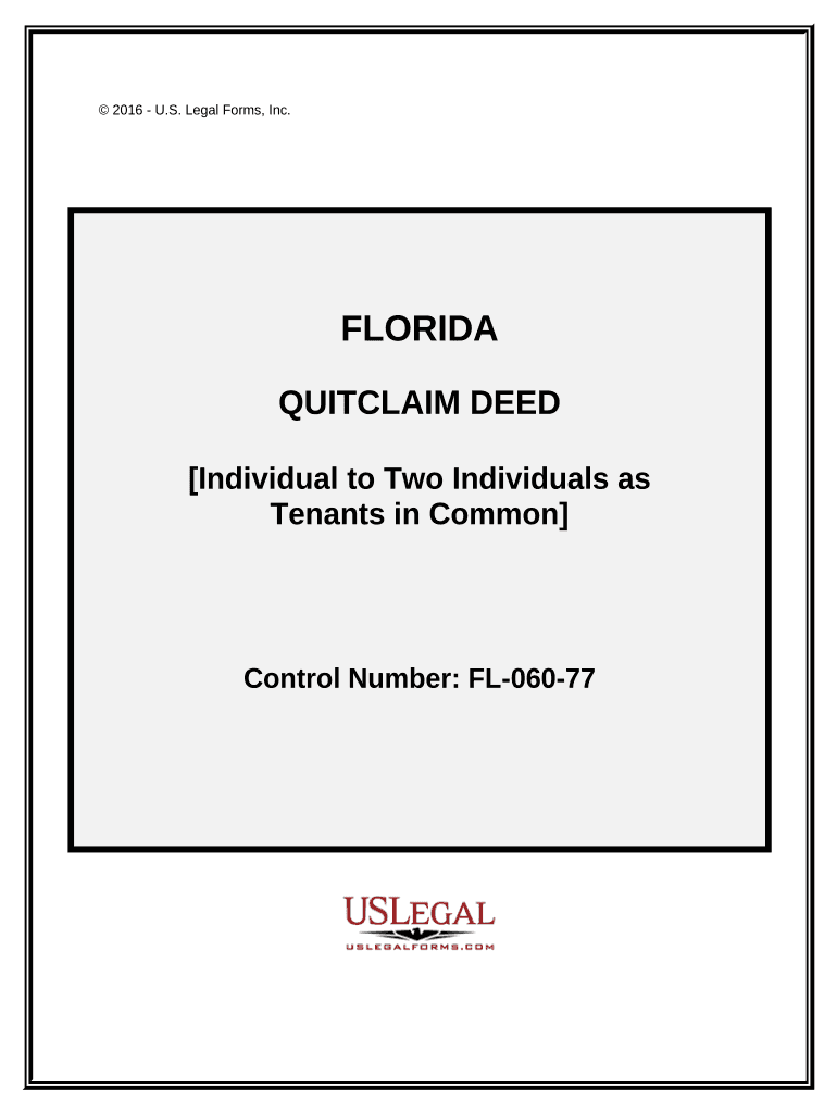 Deed Tenants Common  Form