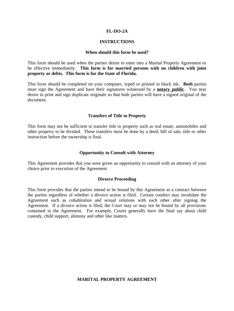 Marital Legal Separation and Property Settlement Agreement No Children Parties May Have Joint Property or Debts Effective Immedi  Form