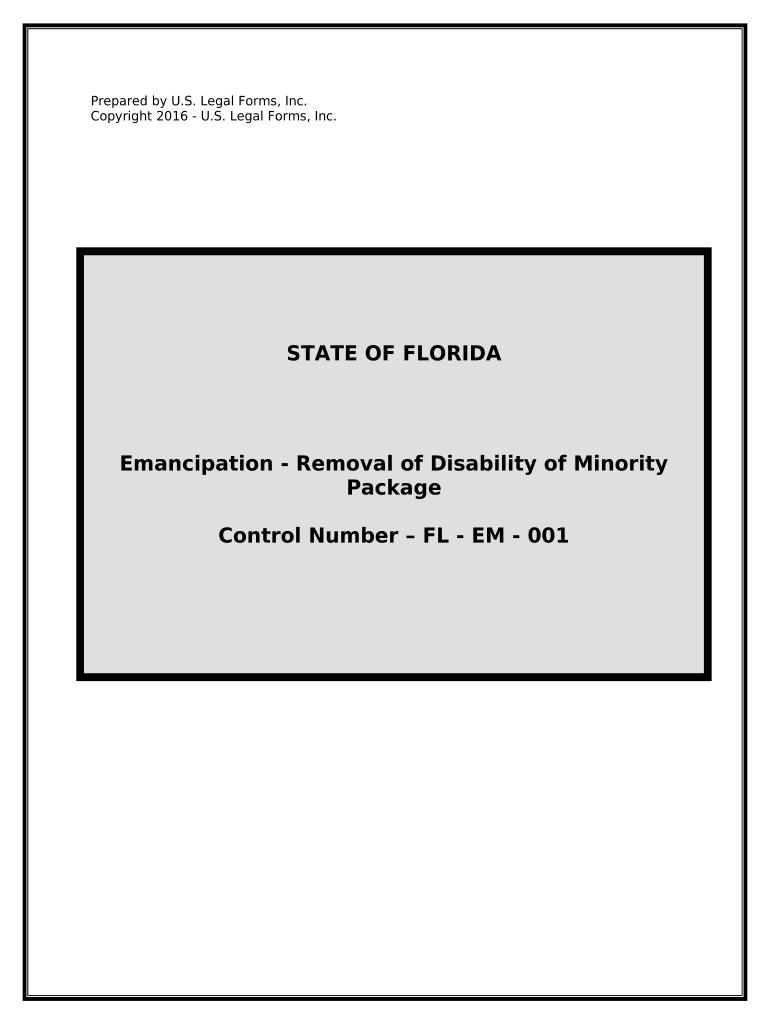 Florida Disability Form