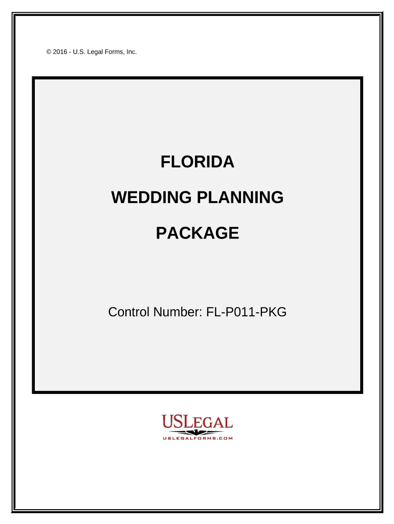 Wedding Planning or Consultant Package Florida  Form