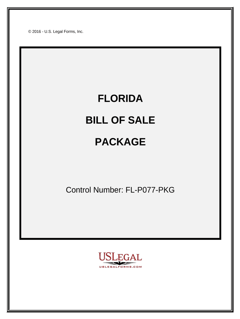 Florida Bill Sale  Form