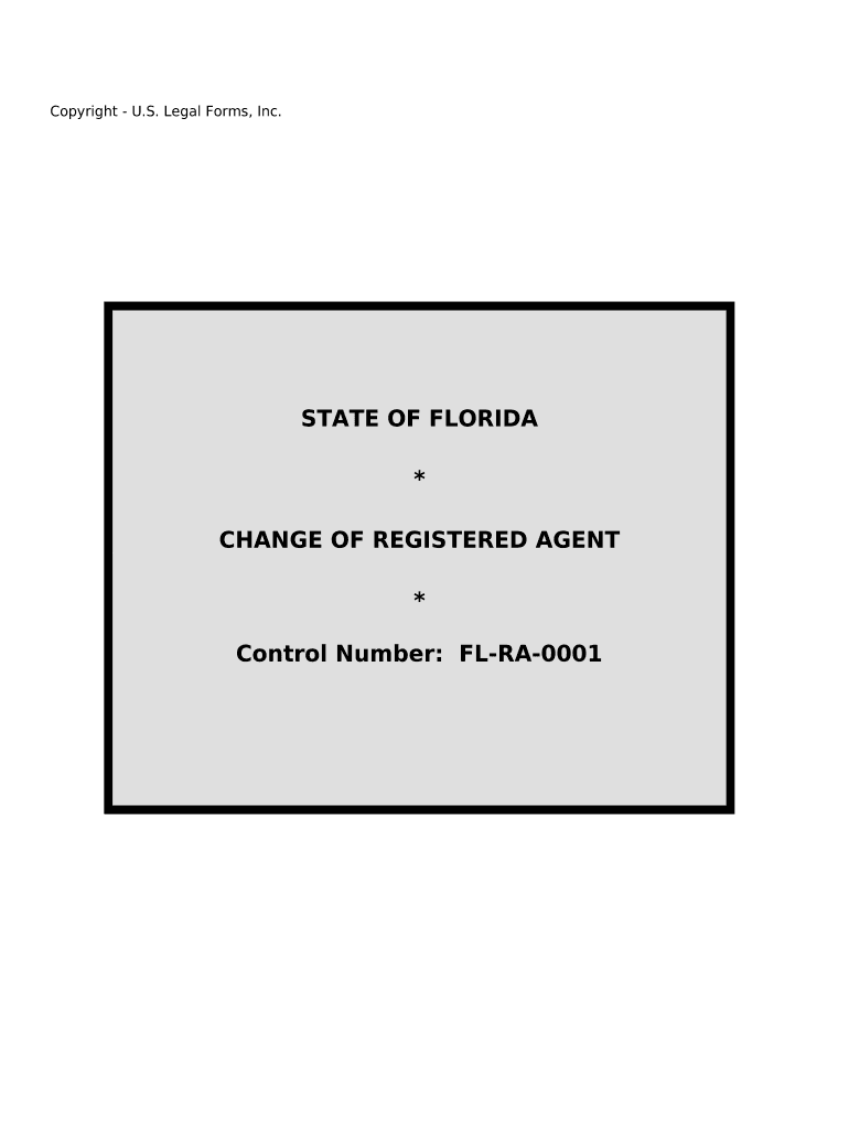 Change Registered Agent  Form