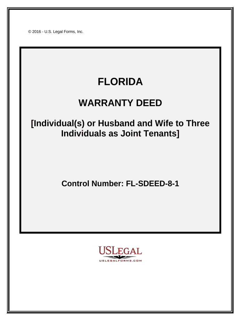 Florida Warranty Deed  Form