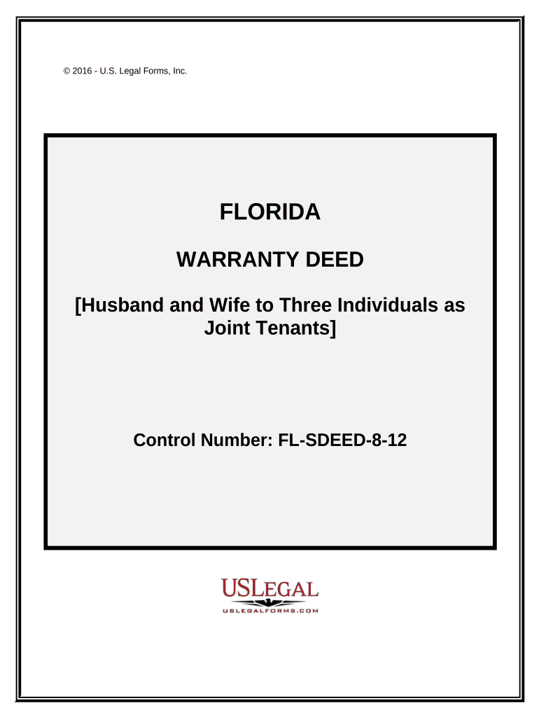 Florida Joint Tenants  Form
