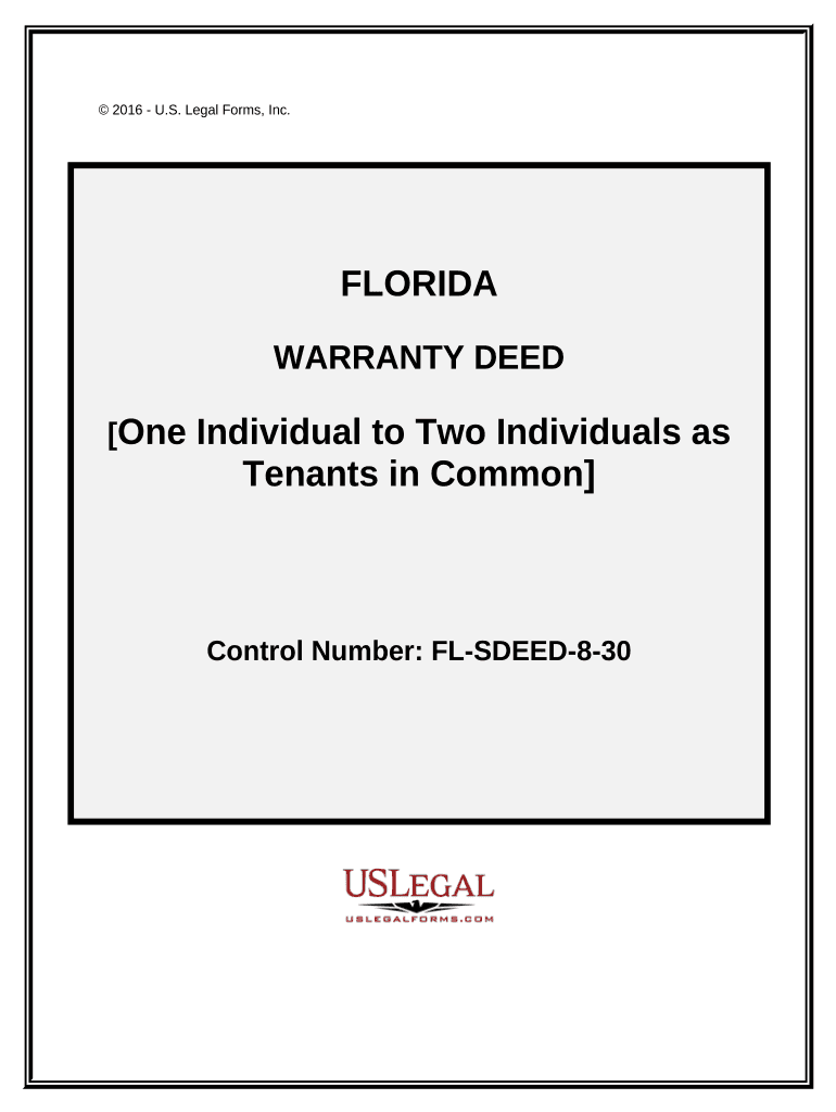 Florida Warranty Deed  Form