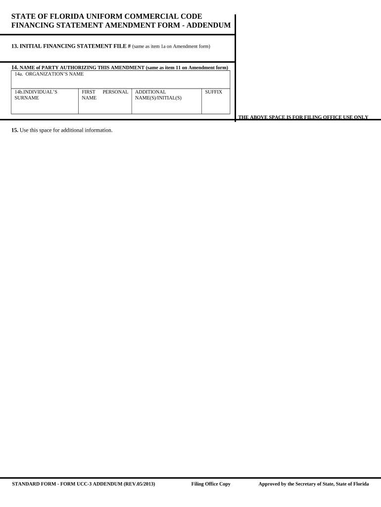 Florida Addendum  Form