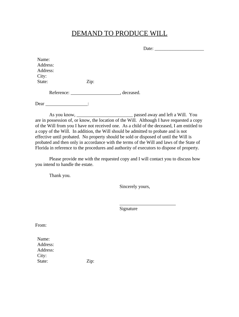 Florida Copy  Form